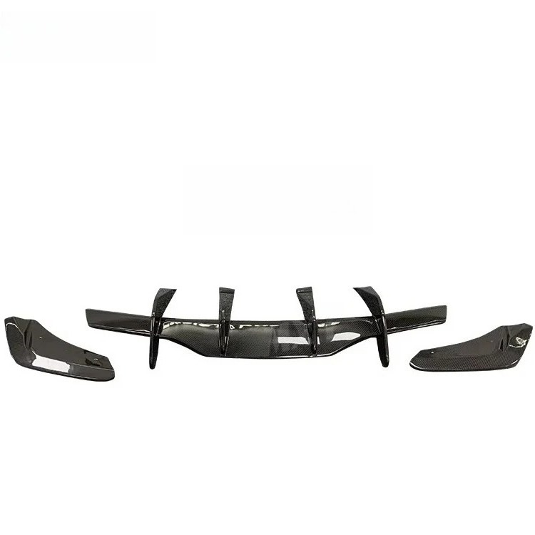 High Quality Fast Delivery Whole Sale Price Dry Carbon Fiber Rear Diffuser Rear Side Piece Body Kits for Corvette C8